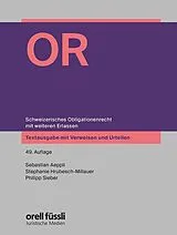 Fester Einband OR plus Verweise von Sebastian Aeppli, Stephanie Hrubesch-Millauer, Philipp Sieber
