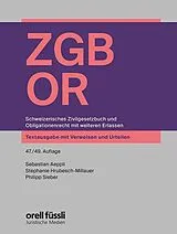 Fester Einband ZGB/OR plus Verweise von Sebastian Aeppli, Stephanie Hrubesch-Millauer, Philipp Sieber