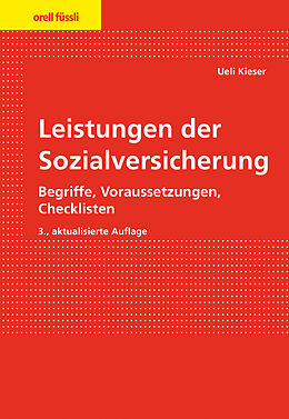 E-Book (pdf) Leistungen der Sozialversicherung von Ueli Kieser