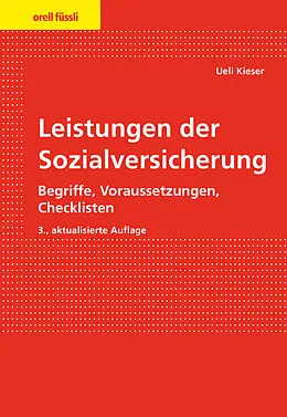 E-Book (pdf) Leistungen der Sozialversicherung von Ueli Kieser