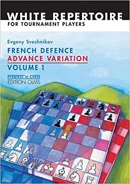 Couverture cartonnée French Defence Advance Variation de Evgeny Sveshnikov