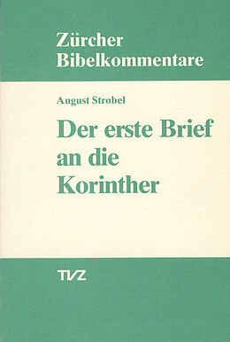 Paperback Der erste Brief an die Korinther von August Strobel