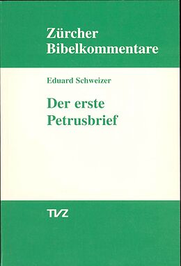 Paperback Der erste Petrusbrief von Eduard Schweizer
