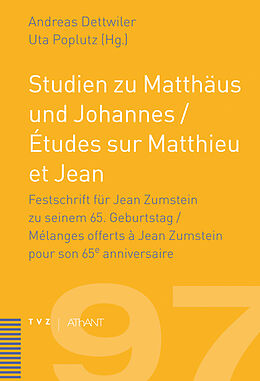 Fester Einband Studien zu Matthäus und Johannes / Études sur Matthieu et Jean von 
