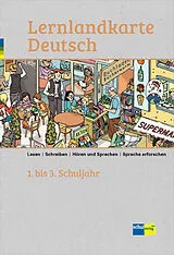 Kartonierter Einband Lernlandkarte Deutsch von Edwin Achermann, Franziska Rutishauser