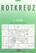 gefaltete (Land)Karte 235 Rotkreuz von Bundesamt für Landestopografie swisstopo