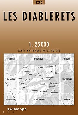 (Land)Karte 1285 Les Diablerets von Bundesamt für Landestopografie swisstopo