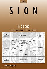 (Land)Karte Sion von Bundesamt für Landestopografie swisstopo