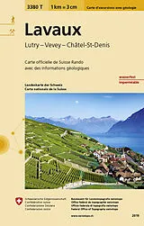 gefaltete (Land)Karte Lavaux 33333 von Bundesamt für Landestopografie swisstopo