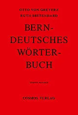 Fester Einband Berndeutsches Wörterbuch von Otto von Greyerz, Ruth Bietenhard