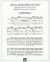  Notenblätter Meisterwerke für E-Orgel