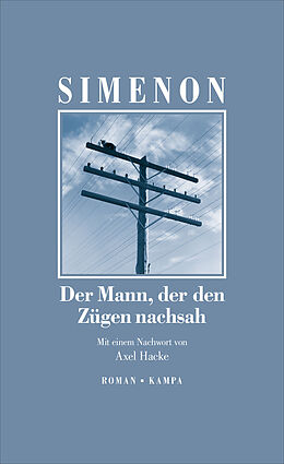 Livre Relié Der Mann, der den Zügen nachsah de Georges Simenon