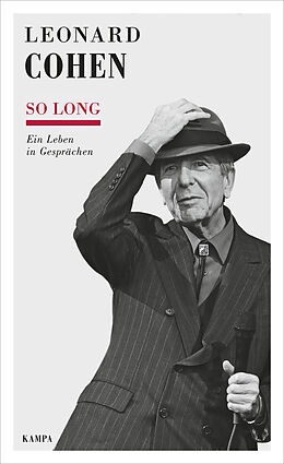 Fester Einband So long von Leonard Cohen