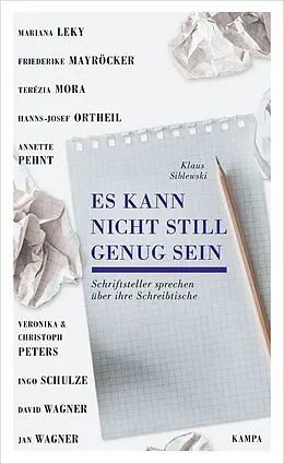 E-Book (epub) Es kann nicht still genug sein von Klaus Siblewski
