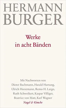 E-Book (epub) Werke in acht Bänden von Hermann Burger