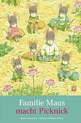 Fester Einband Familie Maus macht Picknick von Kazuo Iwamura