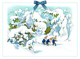 Fester Einband Adventskalender Zwerge im Schnee von Ernst Kreidolf