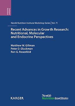 Livre Relié Recent Advances in Growth Research: Nutritional, Molecular and Endocrine Perspectives de 