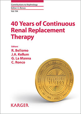 eBook (pdf) 40 Years of Continuous Renal Replacement Therapy de 