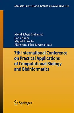 E-Book (pdf) 7th International Conference on Practical Applications of Computational Biology & Bioinformatics von Mohd Saberi Mohamad, Loris Nanni, Miguel P. Rocha