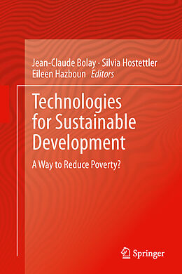 Livre Relié Technologies for Sustainable Development de 