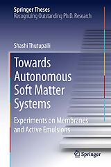 eBook (pdf) Towards Autonomous Soft Matter Systems de Shashi Thutupalli