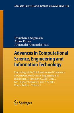 Kartonierter Einband Advances in Computational Science, Engineering and Information Technology von 