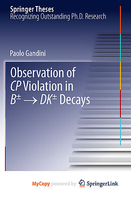 Livre Relié Observation of CP Violation in B±   DK± Decays de Paolo Gandini