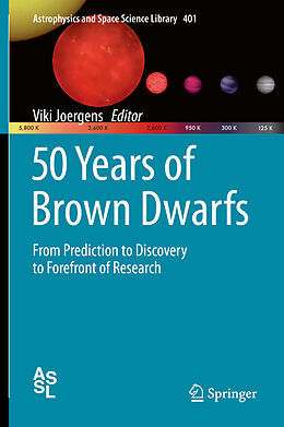 Livre Relié 50 Years of Brown Dwarfs de 