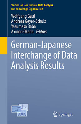 Kartonierter Einband German-Japanese Interchange of Data Analysis Results von 