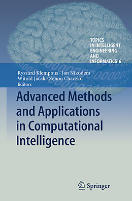 Livre Relié Advanced Methods and Applications in Computational Intelligence de 