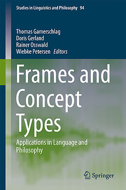 Livre Relié Frames and Concept Types de 