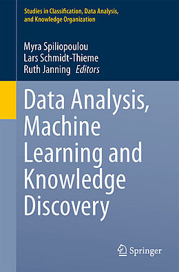 Couverture cartonnée Data Analysis, Machine Learning and Knowledge Discovery de 