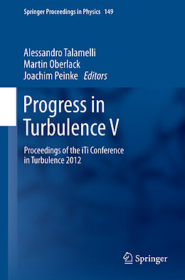 Fester Einband Progress in Turbulence V von 