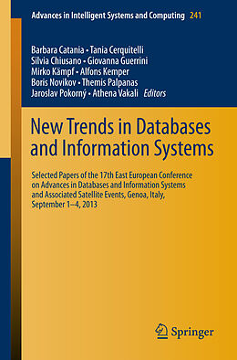 Kartonierter Einband New Trends in Databases and Information Systems von 