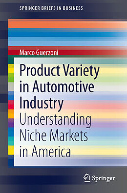 Couverture cartonnée Product Variety in Automotive Industry de Marco Guerzoni