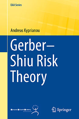 Kartonierter Einband Gerber Shiu Risk Theory von Andreas E. Kyprianou
