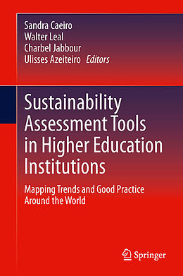 Livre Relié Sustainability Assessment Tools in Higher Education Institutions de 