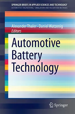 Kartonierter Einband Automotive Battery Technology von 