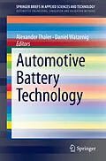 E-Book (pdf) Automotive Battery Technology von Alexander Thaler, Daniel Watzenig