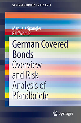 Couverture cartonnée German Covered Bonds de Manuela Spangler, Ralf Werner