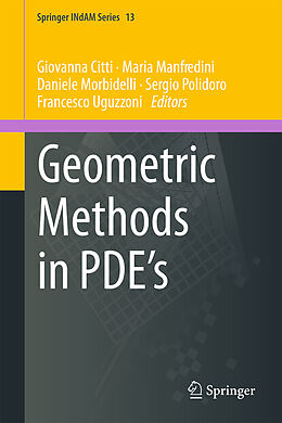 Livre Relié Geometric Methods in PDE s de 