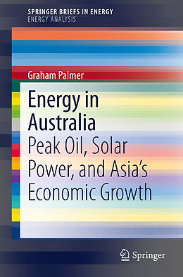 Couverture cartonnée Energy in Australia de Graham Palmer