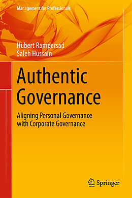 Fester Einband Authentic Governance von Hubert Rampersad, Saleh Hussain