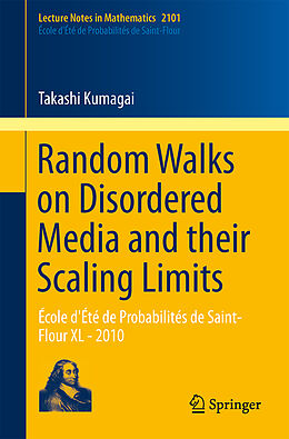 Kartonierter Einband Random Walks on Disordered Media and their Scaling Limits von Takashi Kumagai