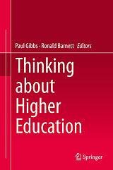 eBook (pdf) Thinking about Higher Education de Paul Gibbs, Ronald Barnett