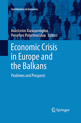 Couverture cartonnée Economic Crisis in Europe and the Balkans de 