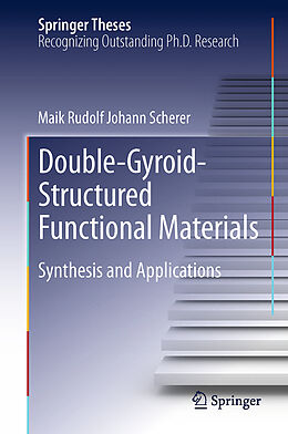 Kartonierter Einband Double-Gyroid-Structured Functional Materials von Maik Rudolf Johann Scherer
