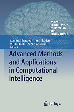 Couverture cartonnée Advanced Methods and Applications in Computational Intelligence de 