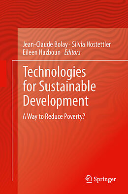 Couverture cartonnée Technologies for Sustainable Development de 